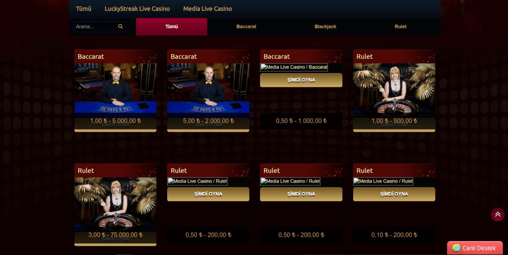 VD Casino Canlı Casino