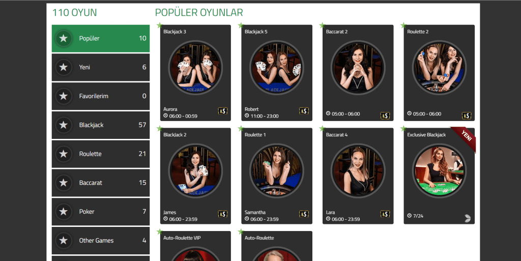 Klasbahis Canlı Casino