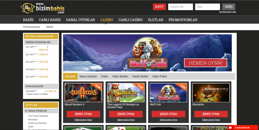 Bizimbahis Casino